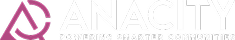 anacity white logo